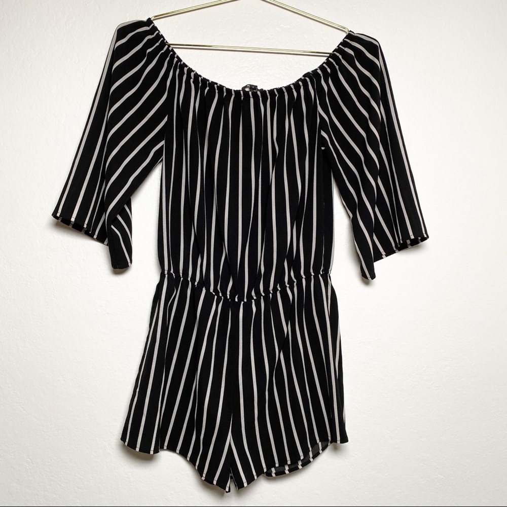 Ambiance Off-the-shoulder Romper